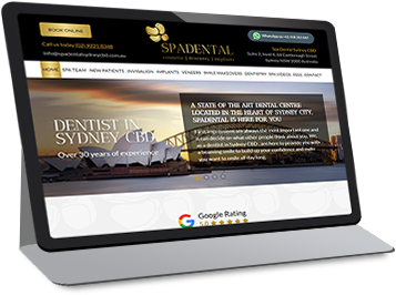 Spa Dental Sydney CBD iPad 